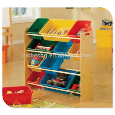 4 tier wood storage shelf for toys,best toy boxes for toddlers,toy organizer