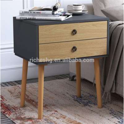 Acrylic Nachttisch Bedside Cabinet Side Sofa Table Wood